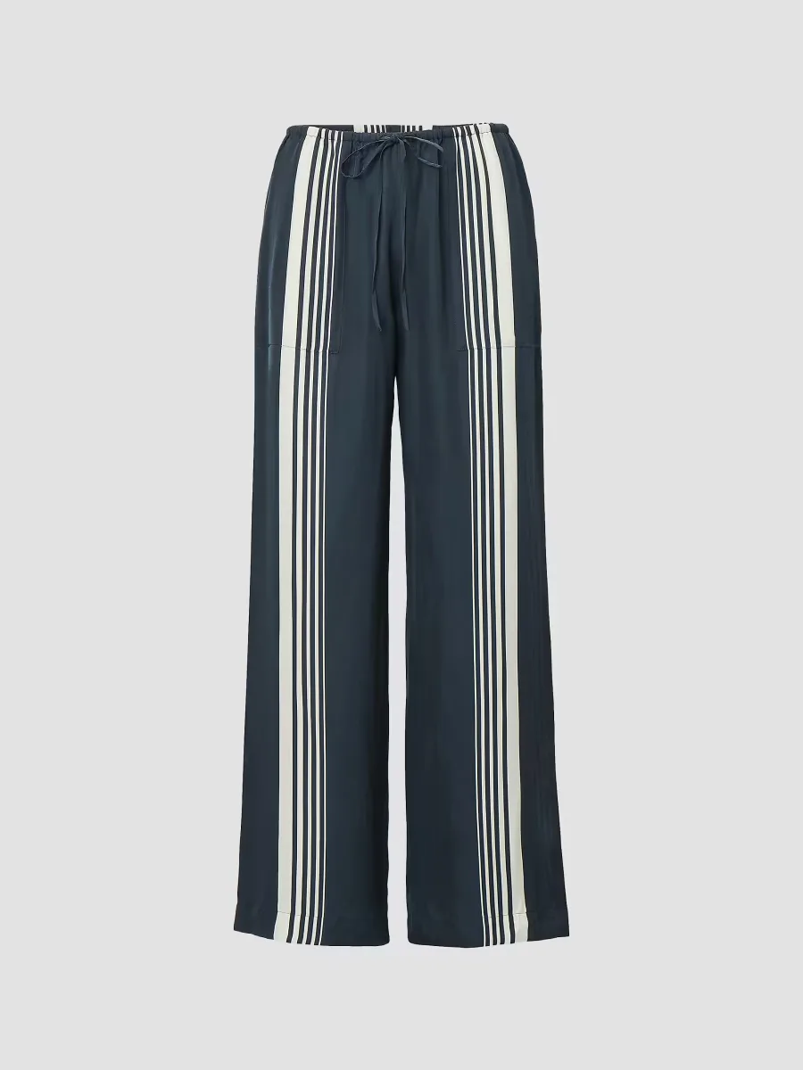 Claire Stripe Scarf Print Drawstring Pants by rag & bone