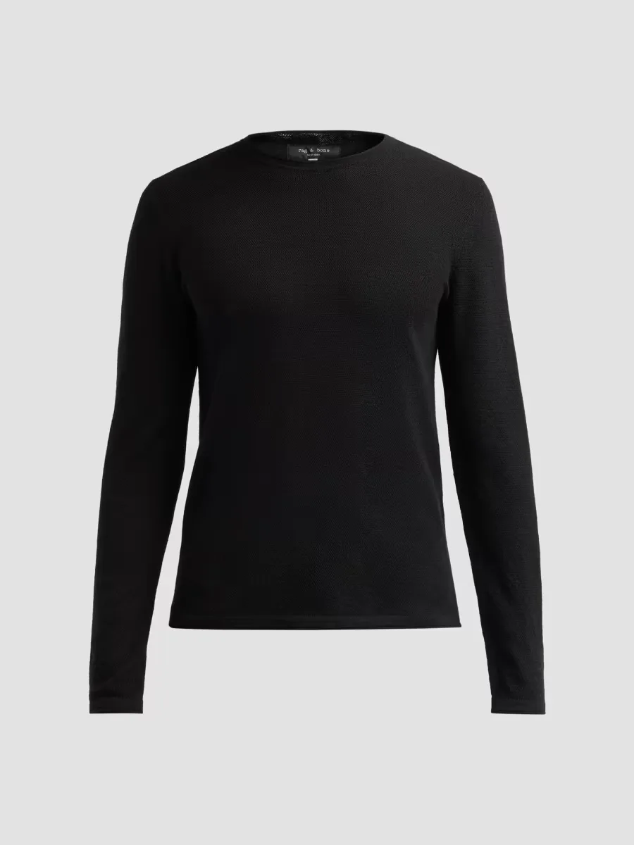 Brooks Merino Wool Crewneck Sweater by rag & bone