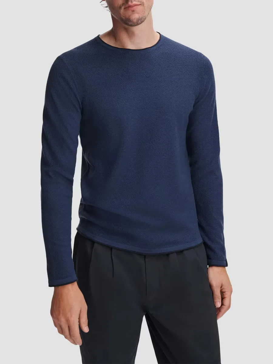 Brooks Merino Wool Crewneck Sweater