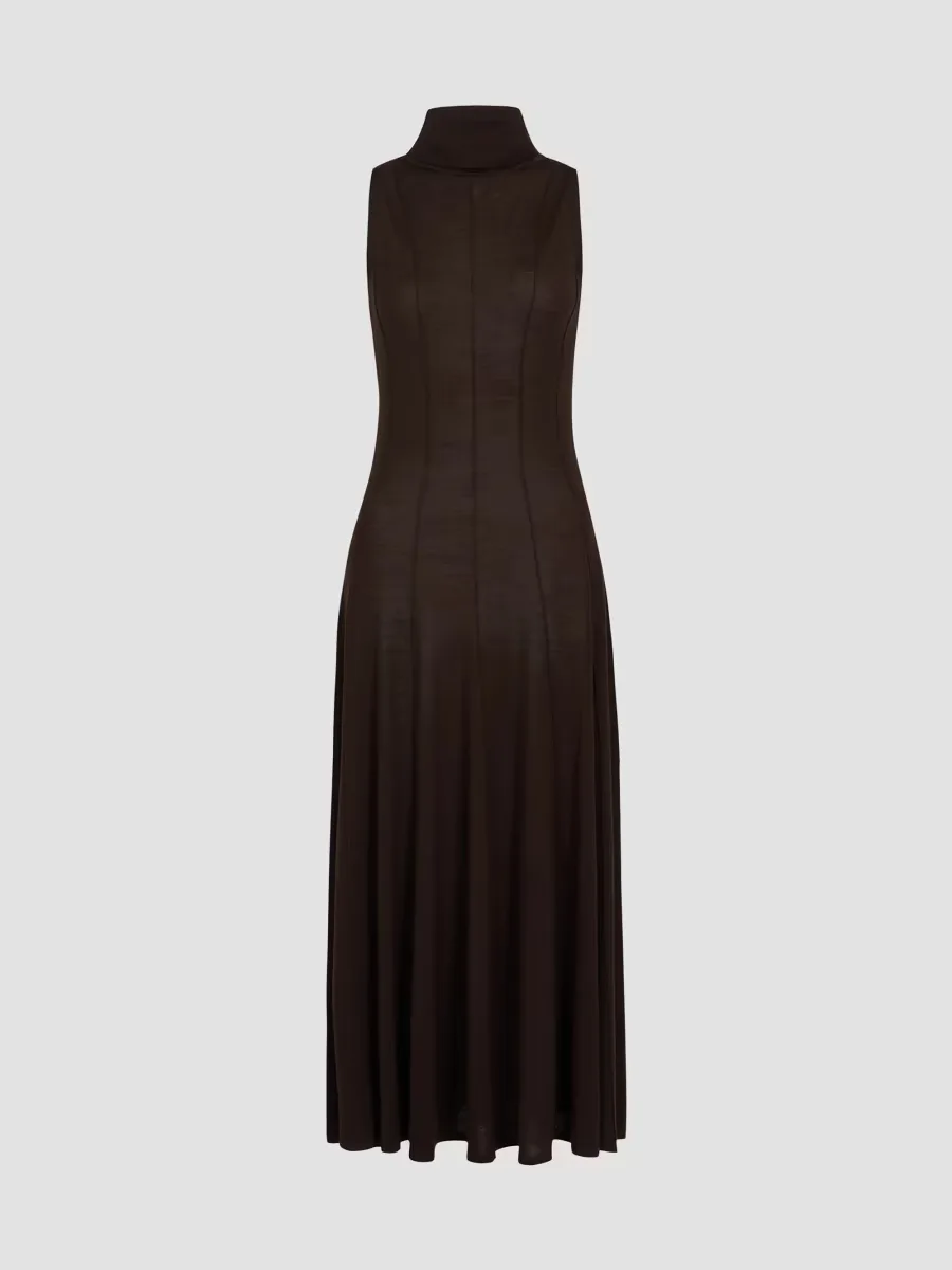 Merino Wool Turtleneck Maxi Dress by TWP