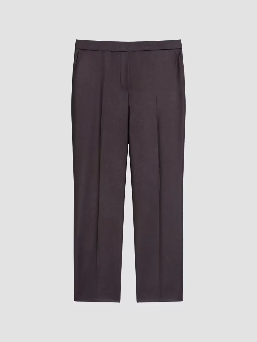 Treeca Wool Crop Trousers