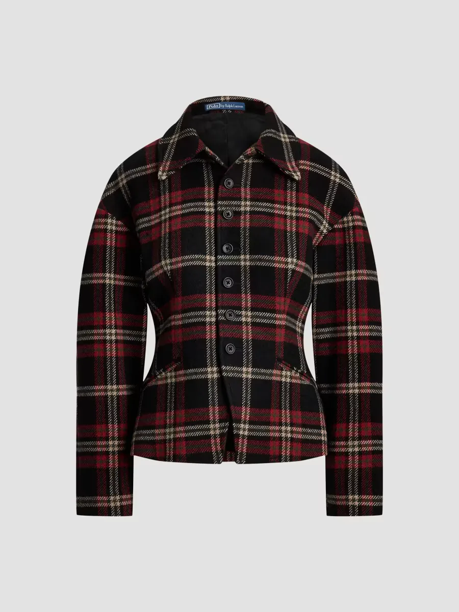 Plaid Wool-Blend Tweed Jacket by Polo Ralph Lauren