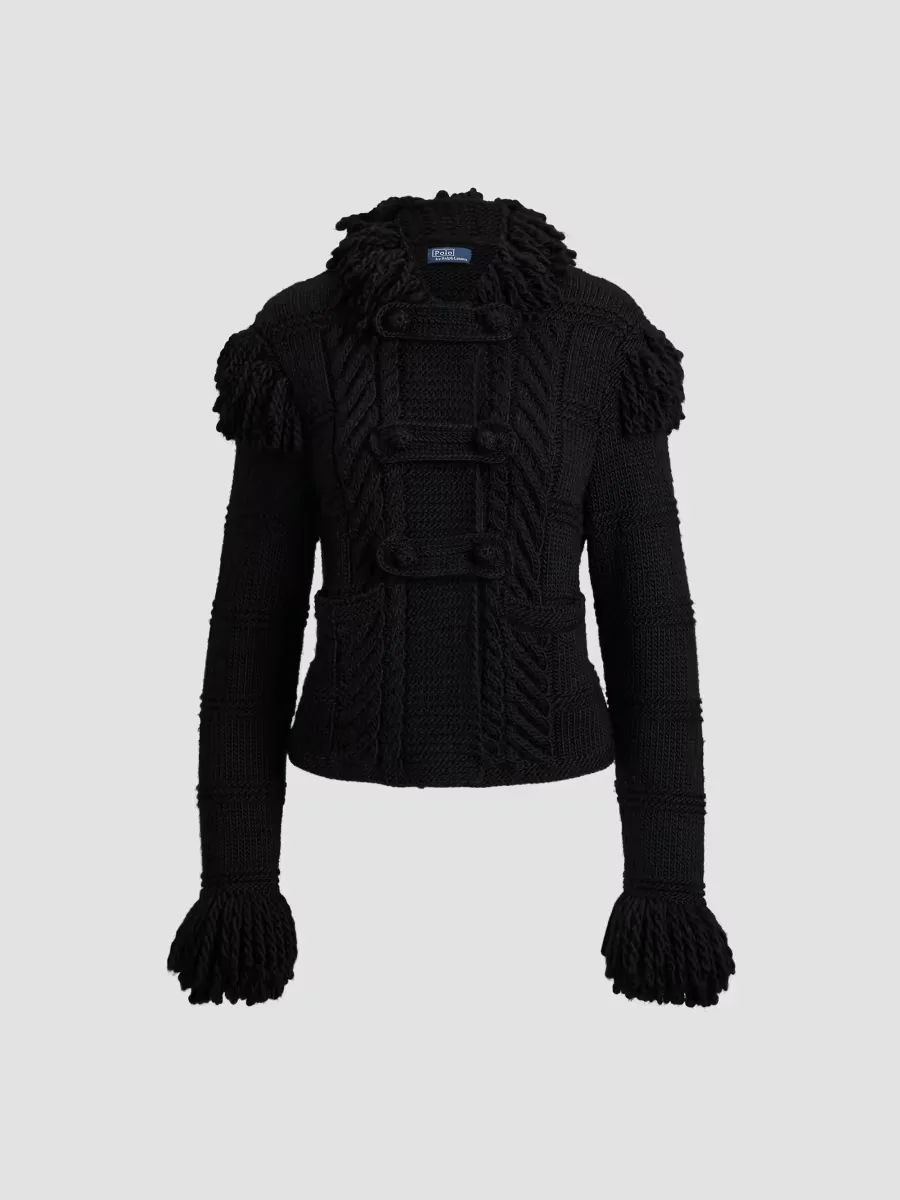 Cable-Knit Wool Cardigan by Polo Ralph Lauren