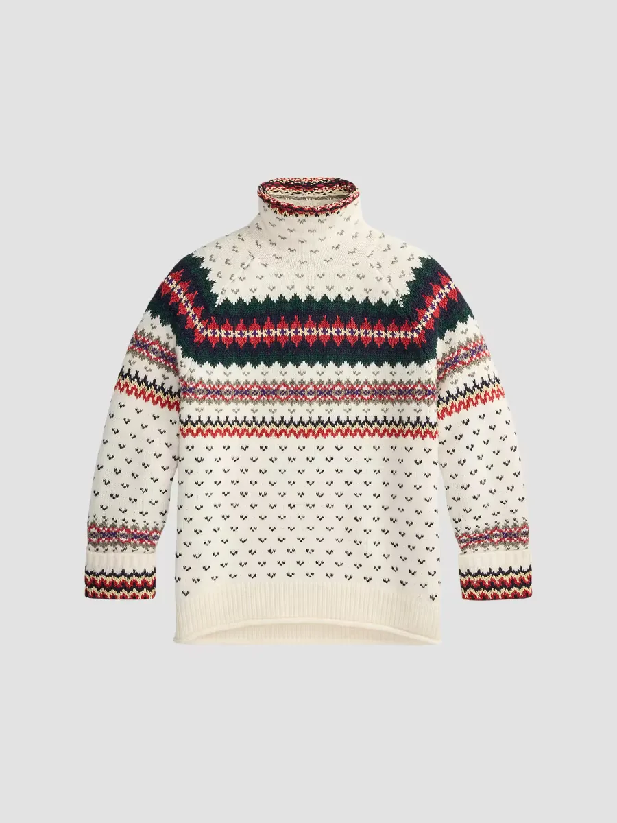 Fair Isle-Style Wool-Blend Sweater by Polo Ralph Lauren
