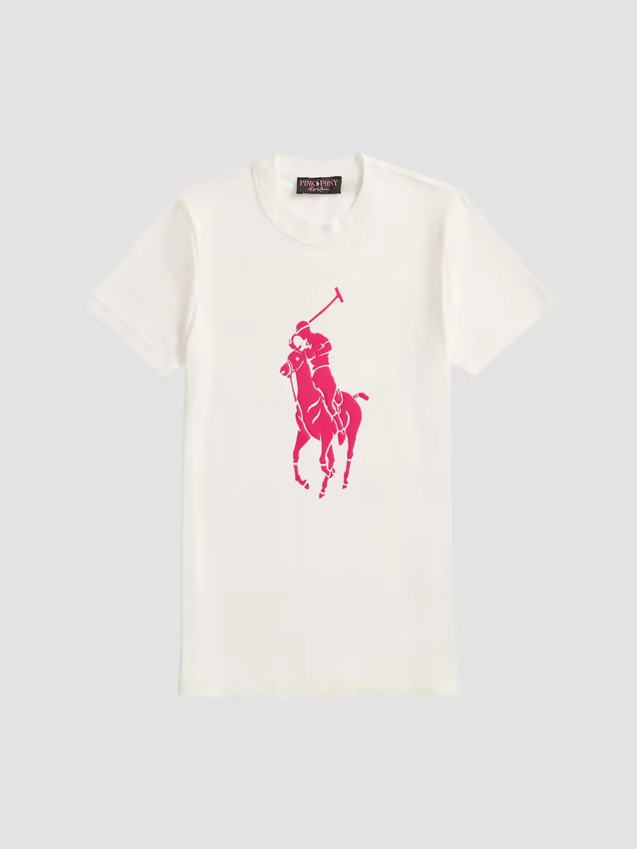 Pony Logo Cotton Crewneck T-Shirt by Polo Ralph Lauren
