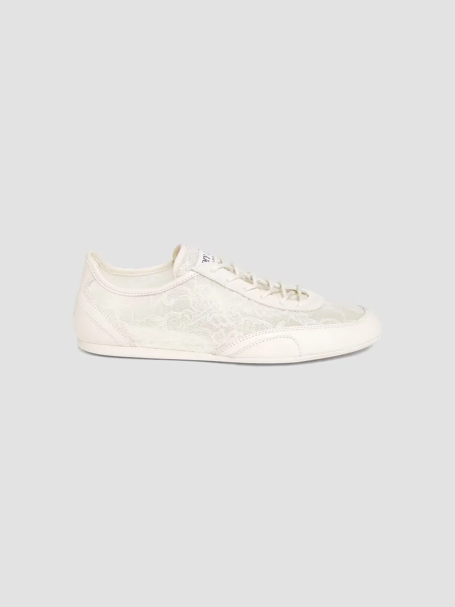 Sunny Lace Low-Top Sneakers by Jimmy Choo