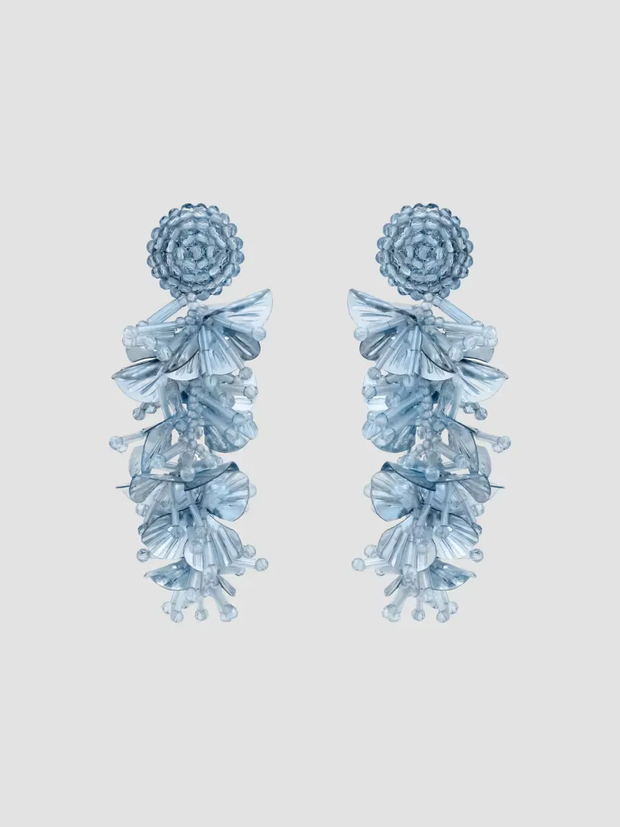 24K-Gold-Plated & Beaded Clip-On Drop Earrings