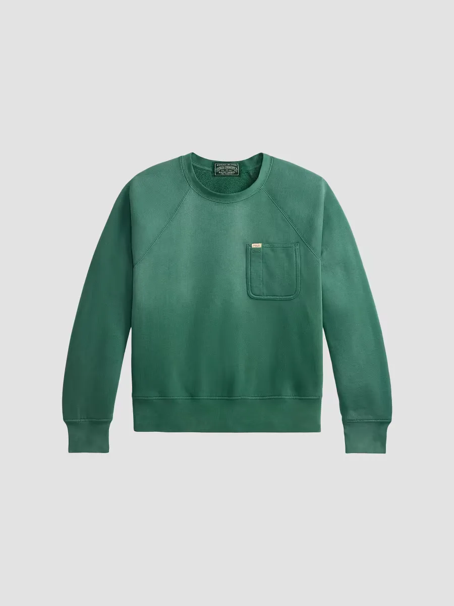 Seasonal Fleece Cotton-Blend Sweatshirt by Polo Ralph Lauren