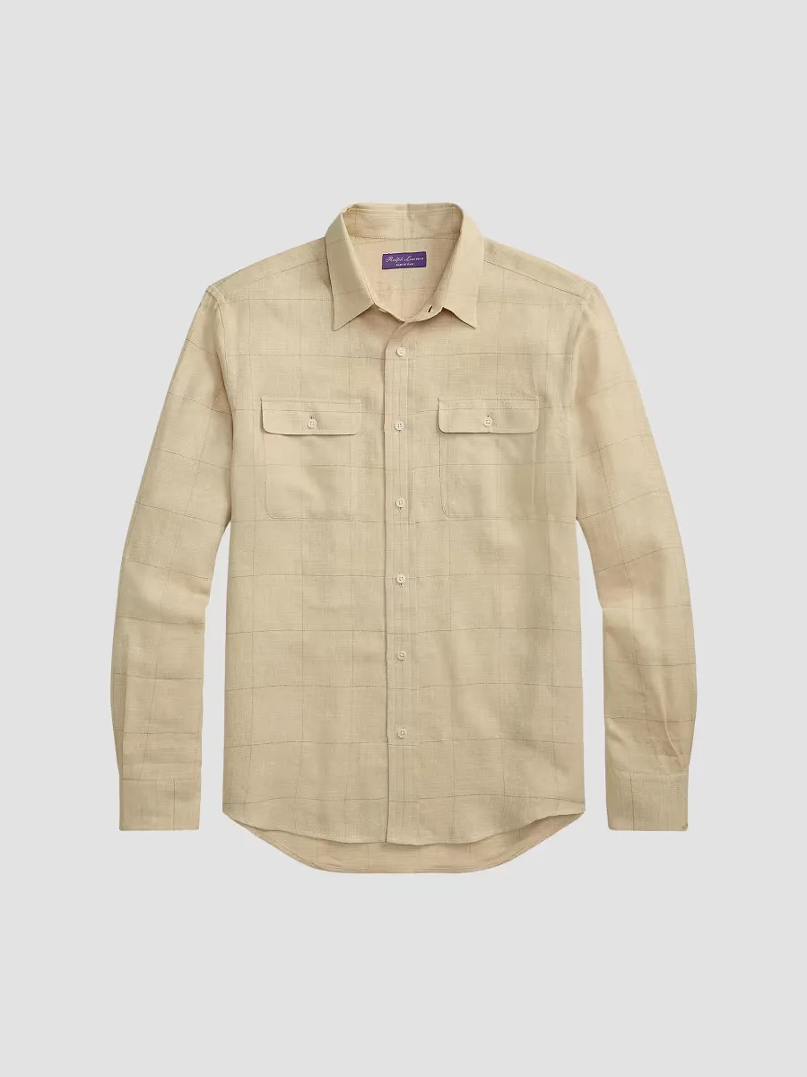 Ralph Lauren Purple Label Windowpane Shirt