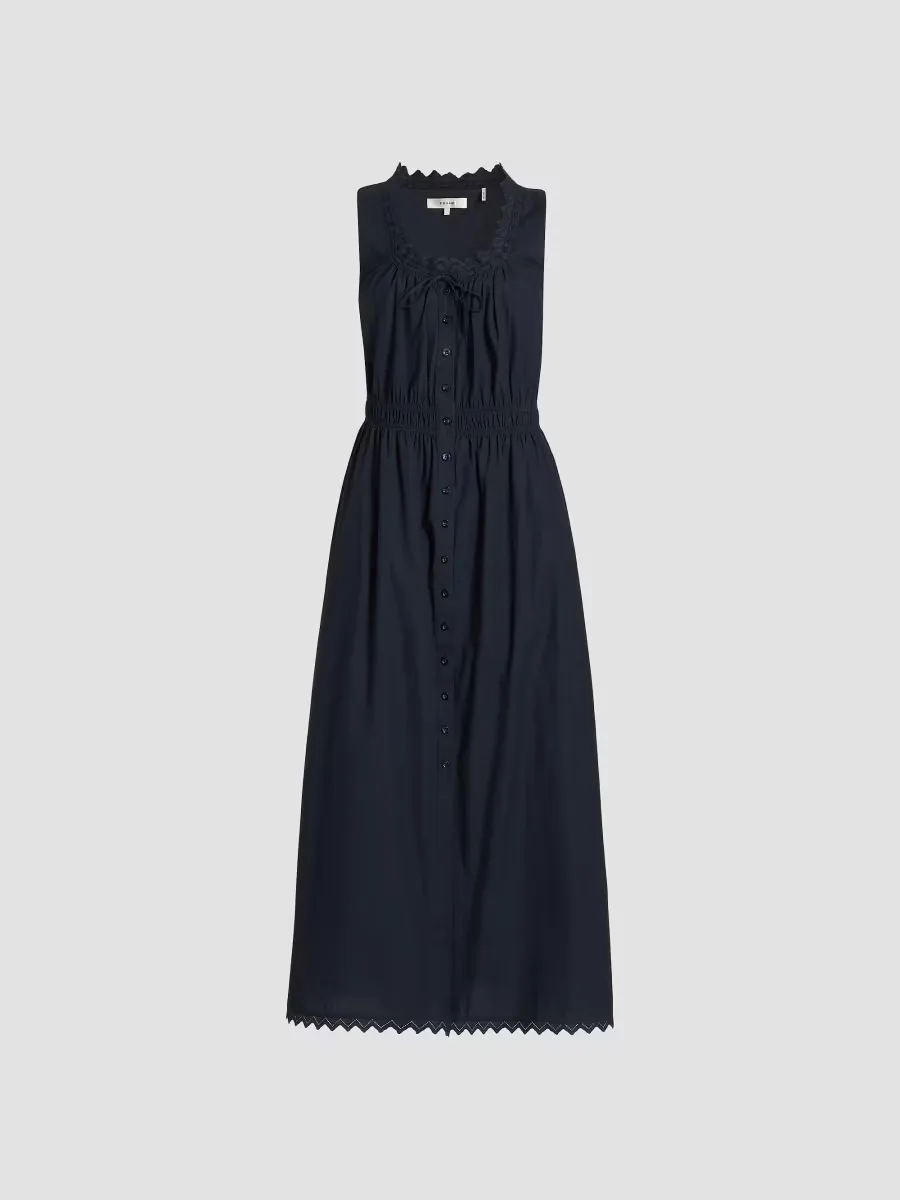 The Serene Cotton Midi-Dress by FRAME