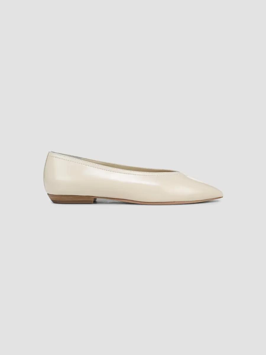 Bancroft Leather Ballerina Flats by Veronica Beard