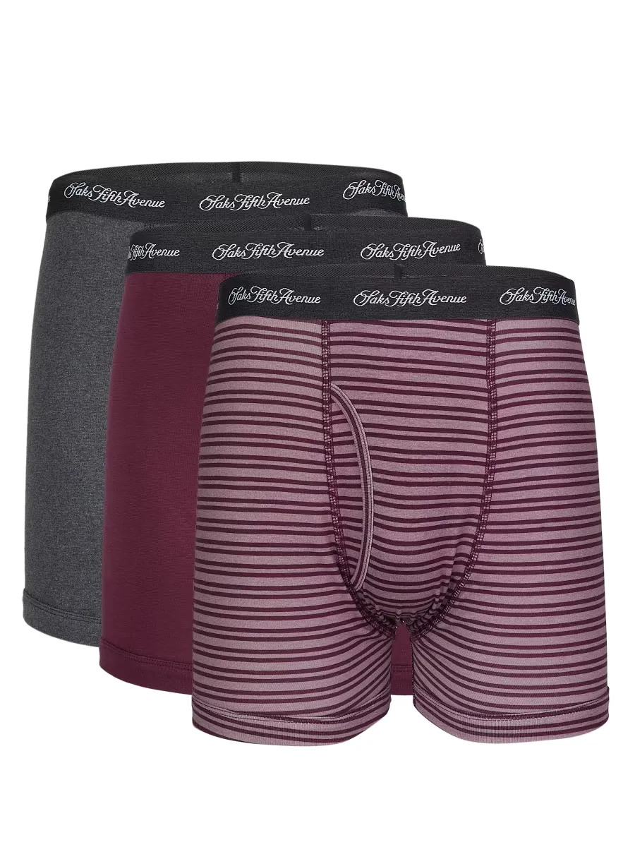 Collection 3-Pack Boxer Briefs by Saks Fifth Avenue