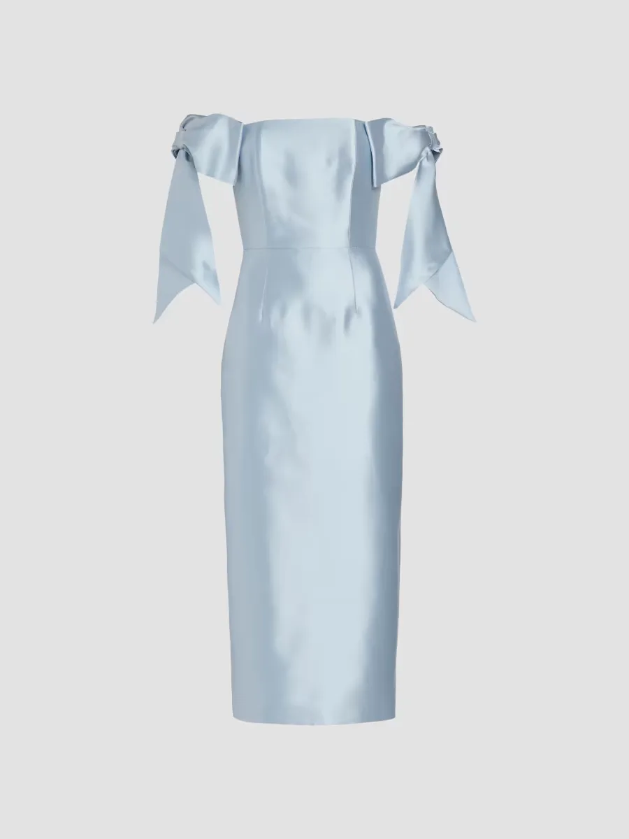 Isabella Bow Midi-Dress by Alexia Mara