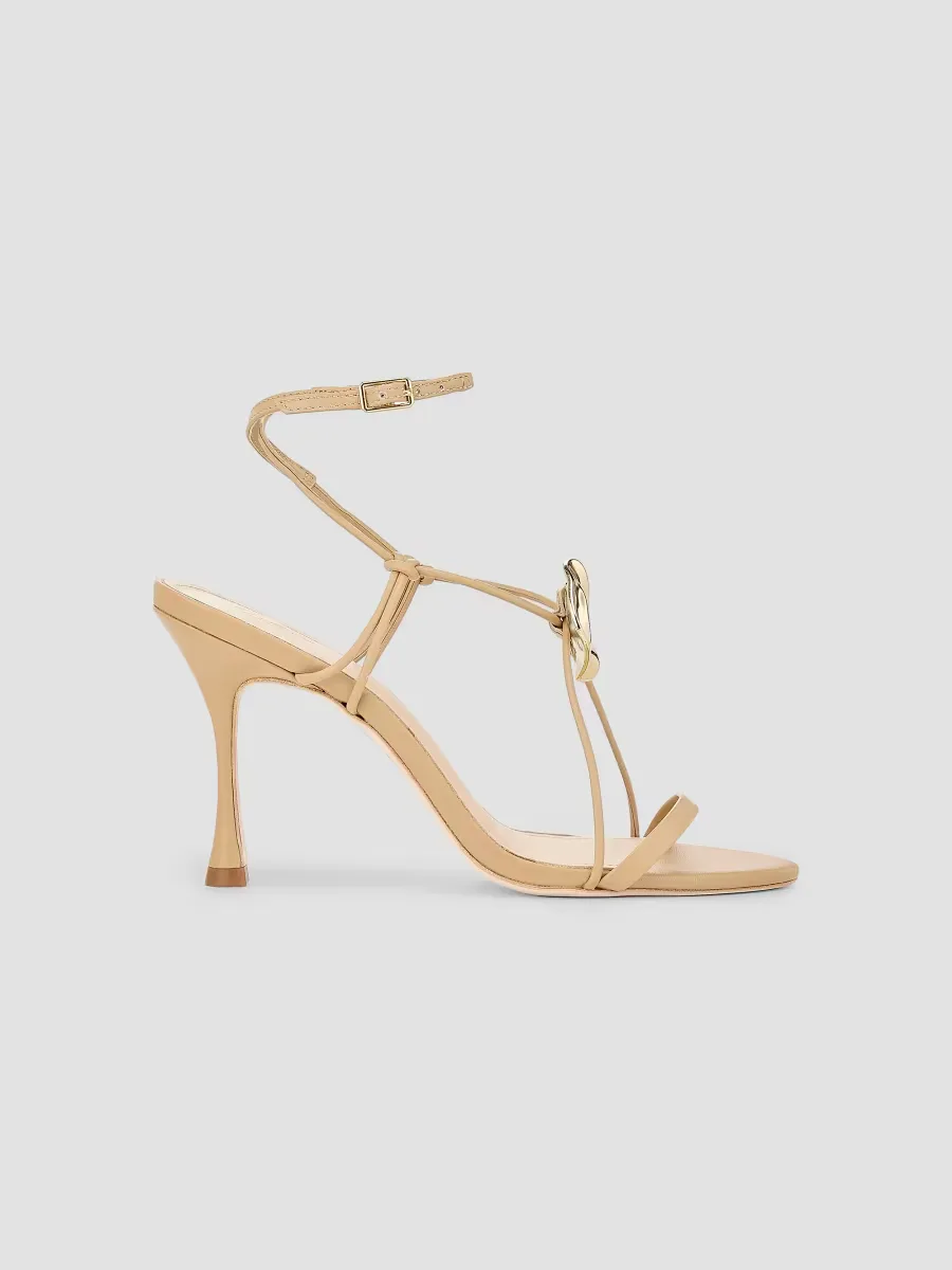 90MM Leather Sandals by 22lev