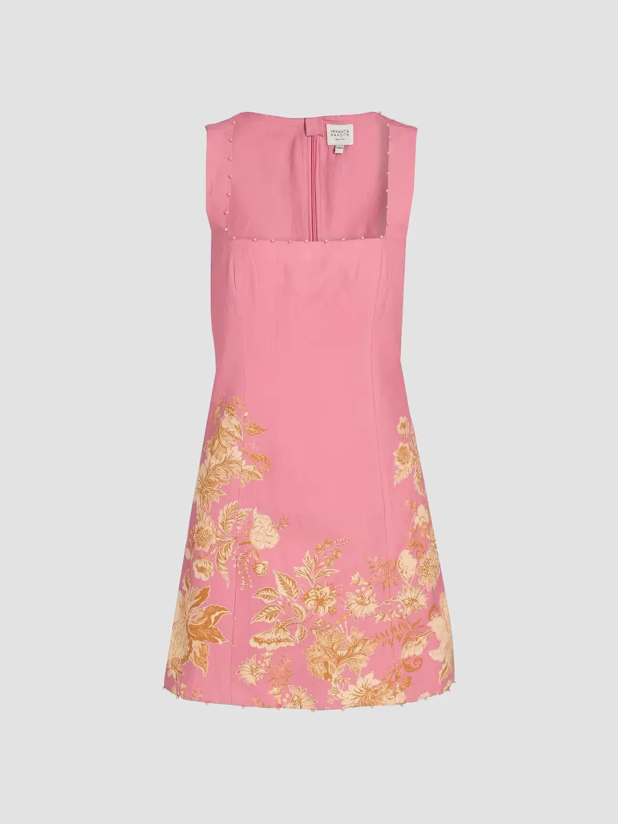 Floral A-Line Minidress by Hemant & Nandita