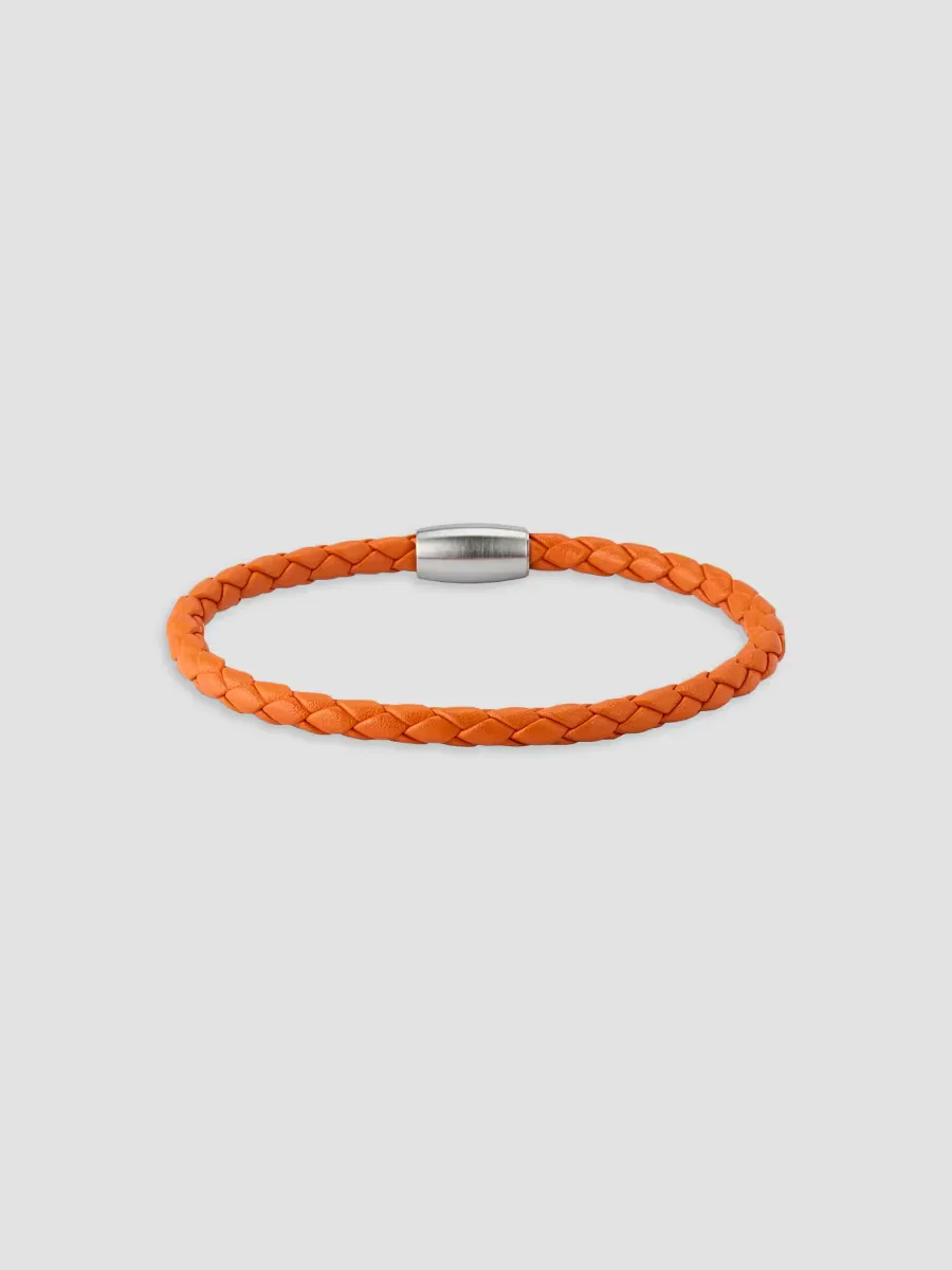Magnet Clasp Leather Bracelet by Jan Leslie