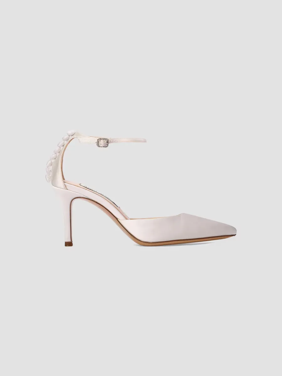 Grace Satin Pumps by Anne Barge