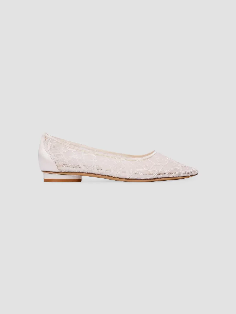 Jolie Lace Flats by Anne Barge
