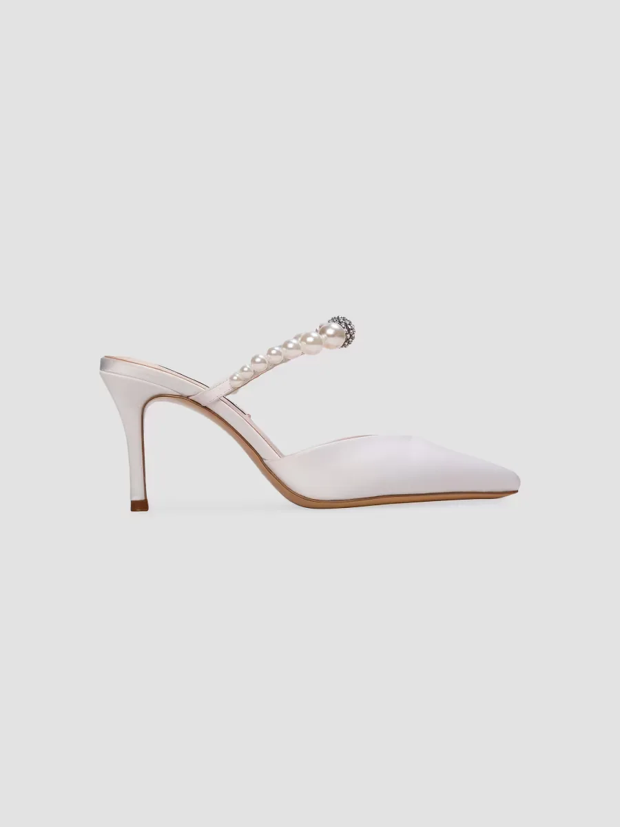 Bijou Satin Pumps by Anne Barge