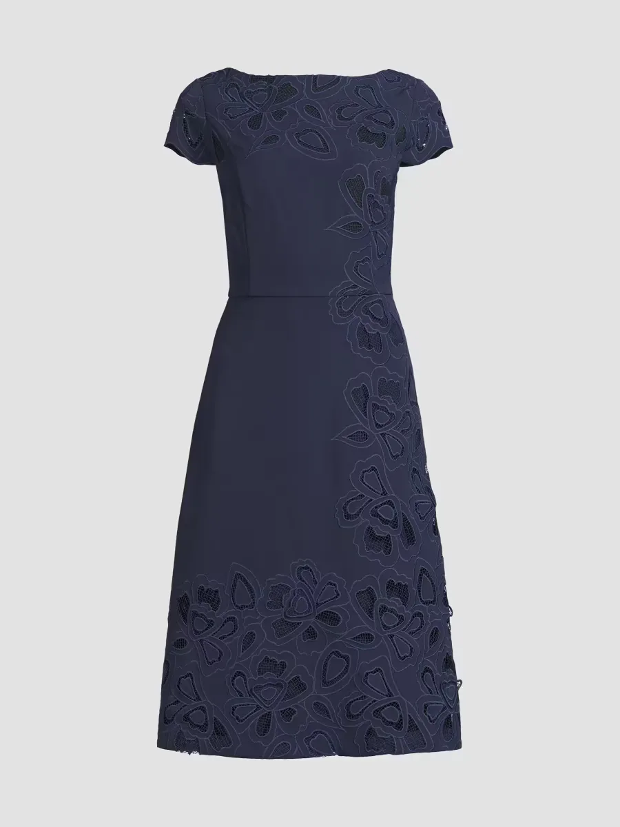 Juliette Lace-Trimmed Cocktail Dress