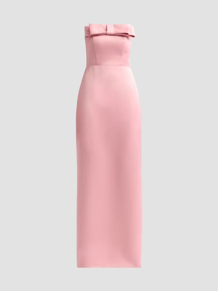 Elyna Bow Duchess Gown by As It May