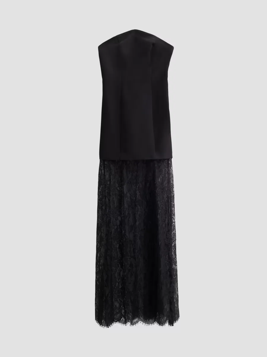 Gaelle Crepe Lace Gown by As It May
