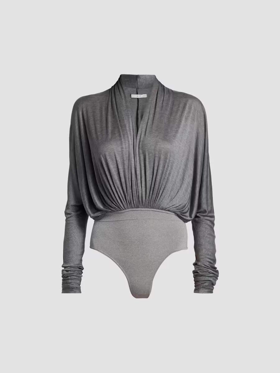 Gathered Jersey Bodysuit by Co