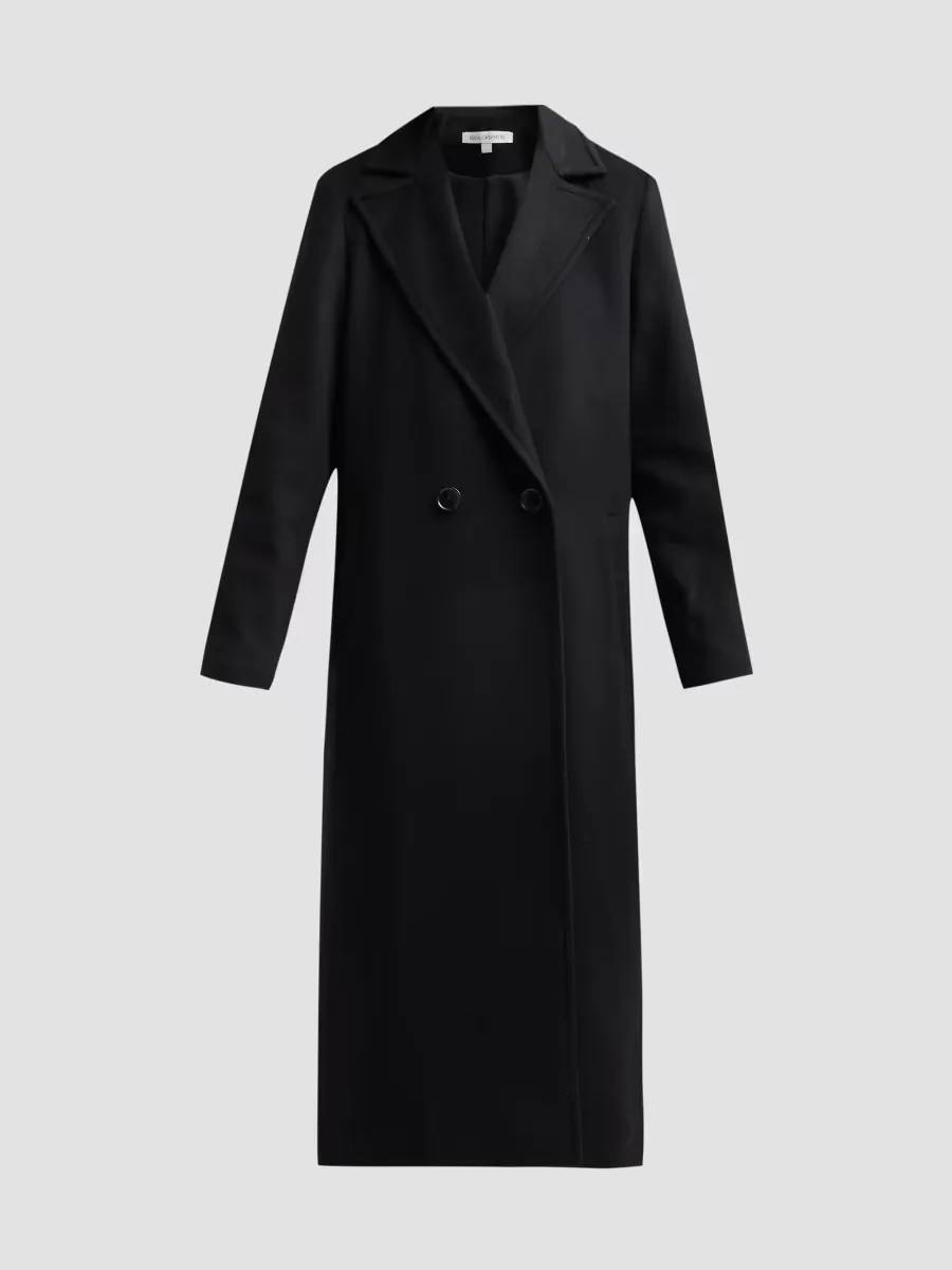 Double Breasted Wool-Cashmere Coat