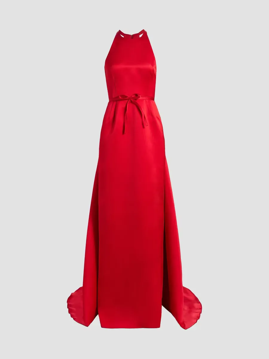 Atelier Prabal Gurung Caroline Sleeveless Satin Gown by Prabal Gurung