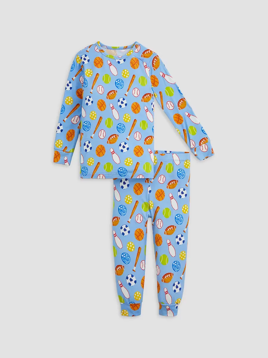 Sports-Print Pajamas by Magnetic Me