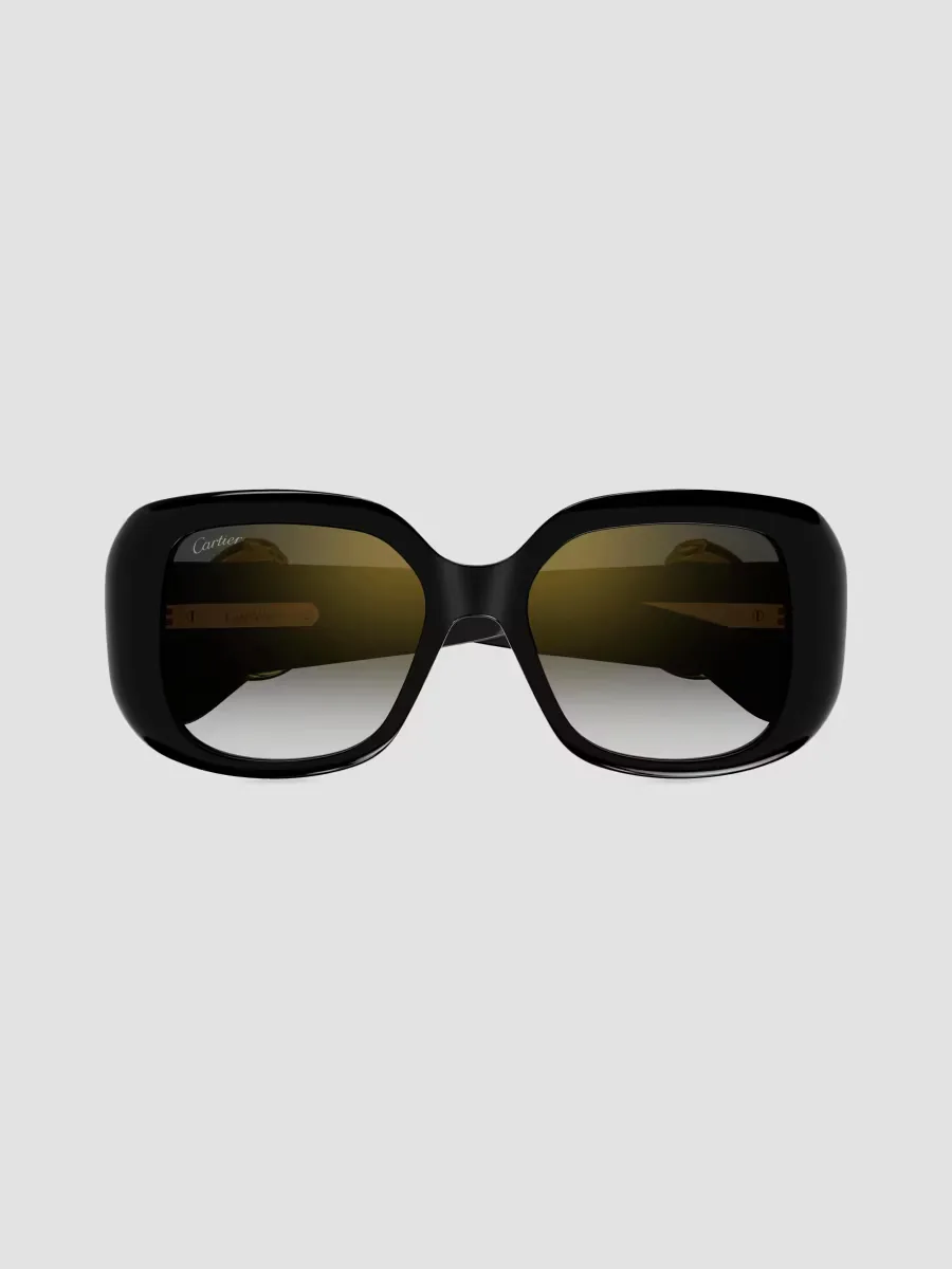 54MM Acetate Square Sunglasses by Cartier's