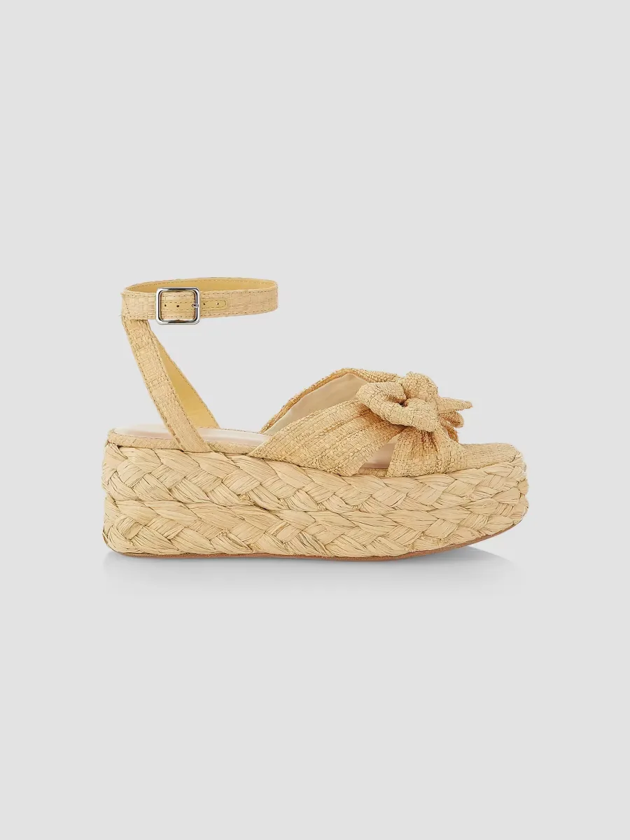 Gaby Raffia Bow Espadrilles by Loeffler Randall