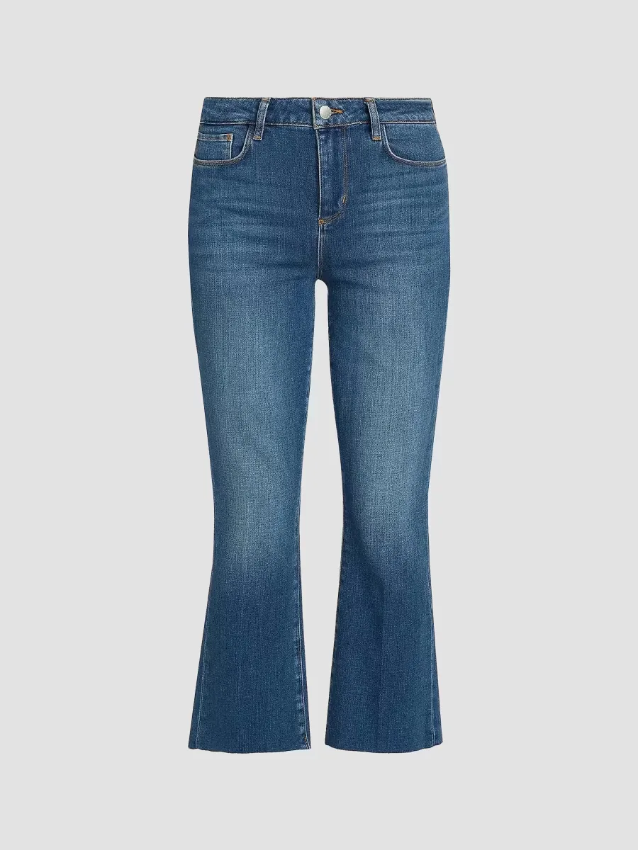 Kendra Crop Flare Jeans - Authentique by L'AGENCE