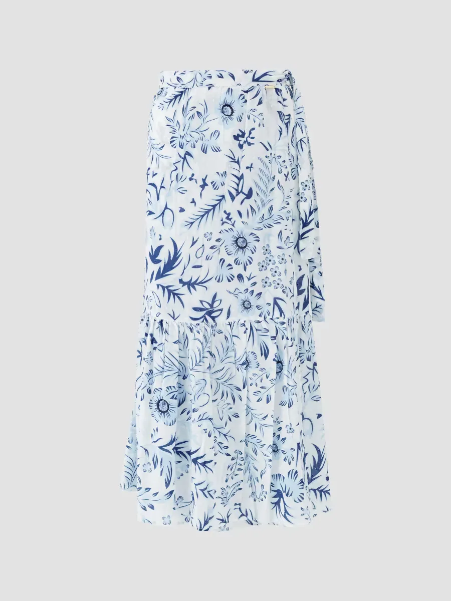 Monroe Wrap Coverup Maxi Skirt by Melissa Odabash