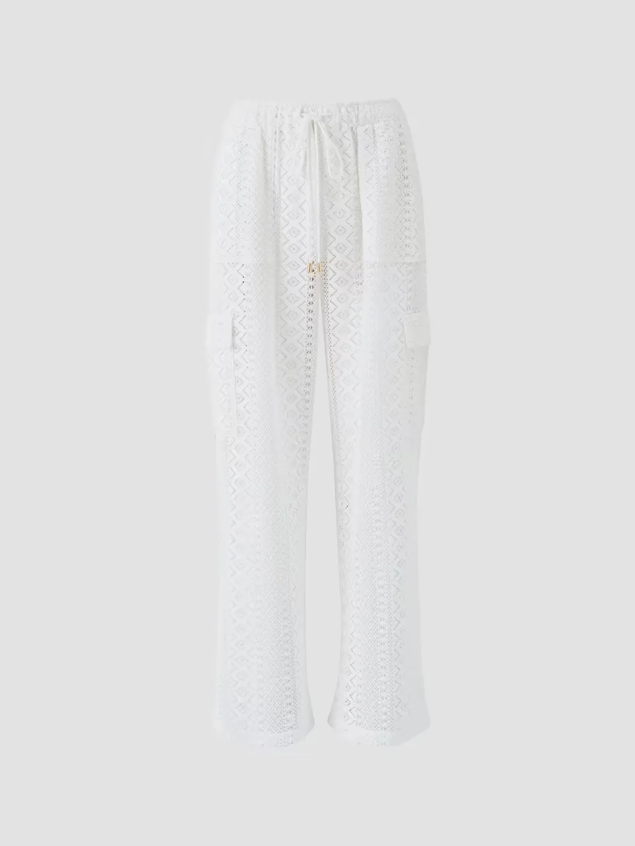 Odette Crochet Coverup Pants by Melissa Odabash