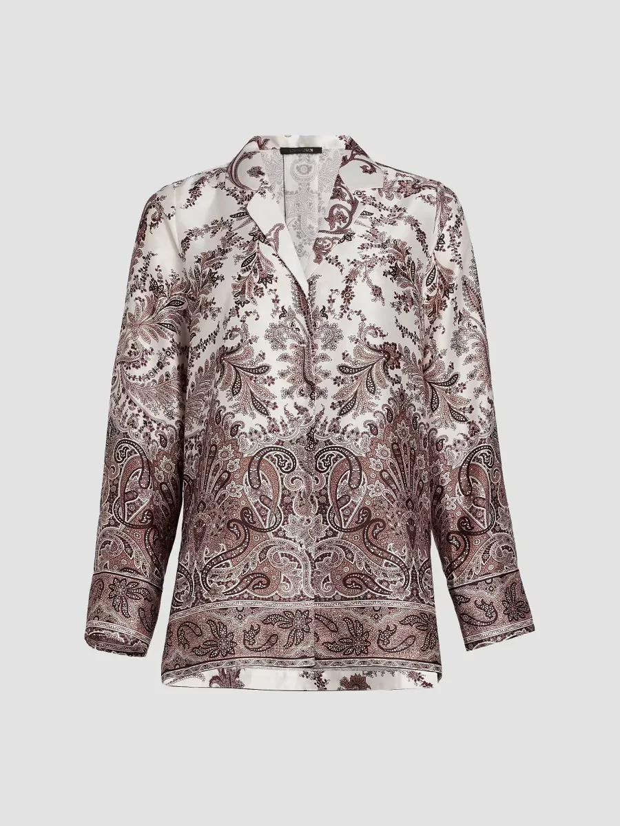 Naomi Printed Twill Blouse by Kobi Halperin