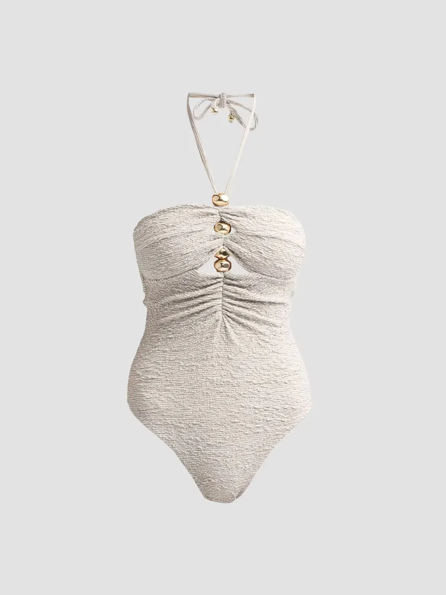 Silversand Knit One-Piece Swimsuit by PatBO