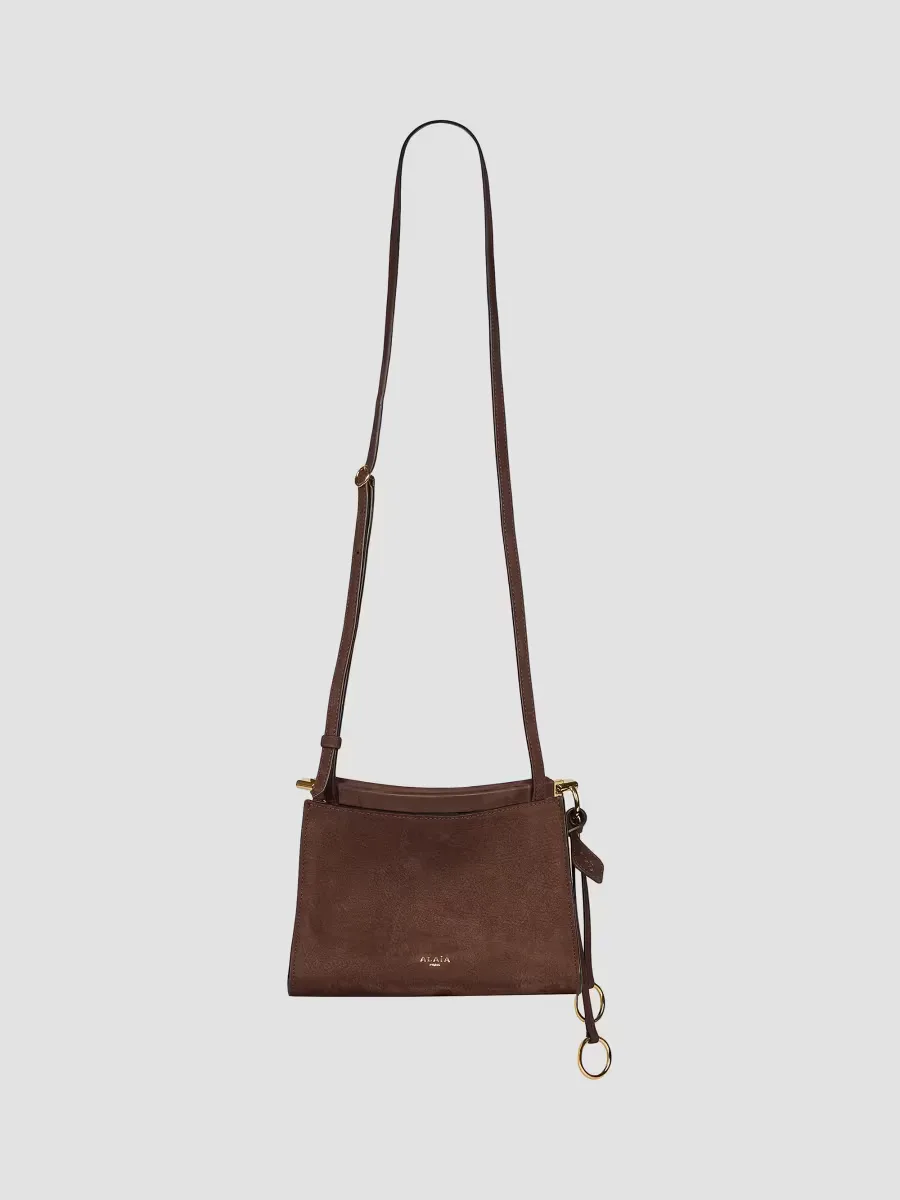 Small Square Suede Shoulder Bag by ALAA