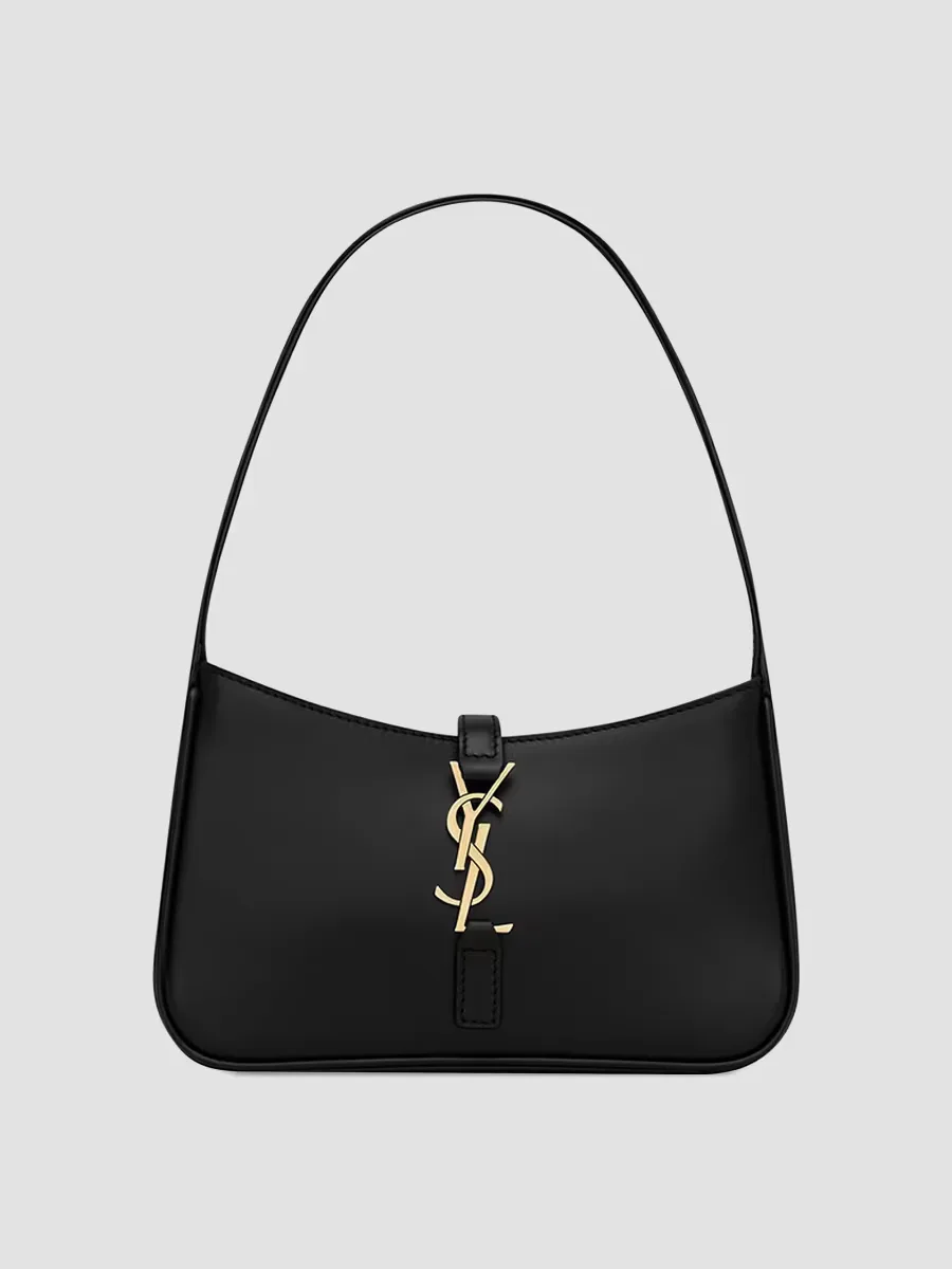 Le 5 7 Mini Hobo in Smooth Leather by Saint Laurent