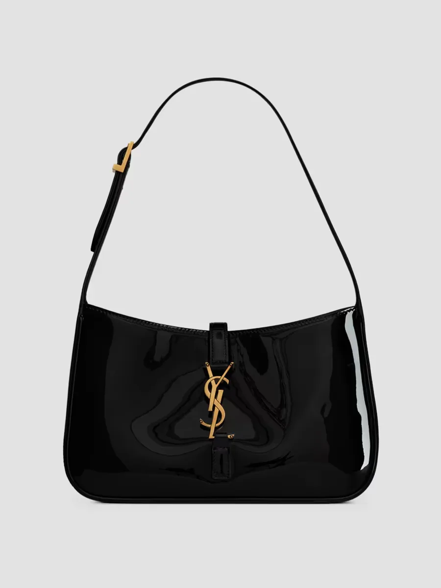 Le 5 7 Shoulder Bag in Patent Leather by Saint Laurent