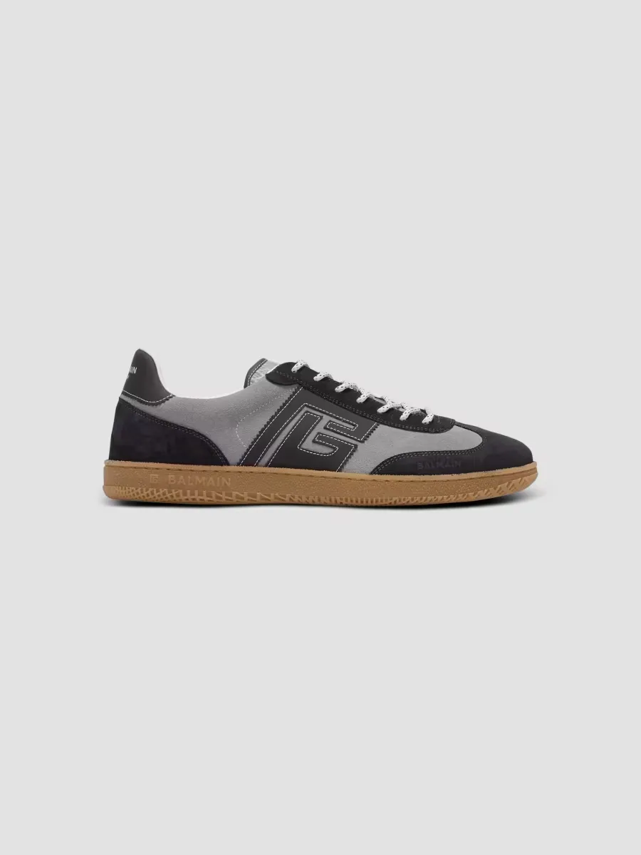 Low-Top Suede Sneakers by Balmain
