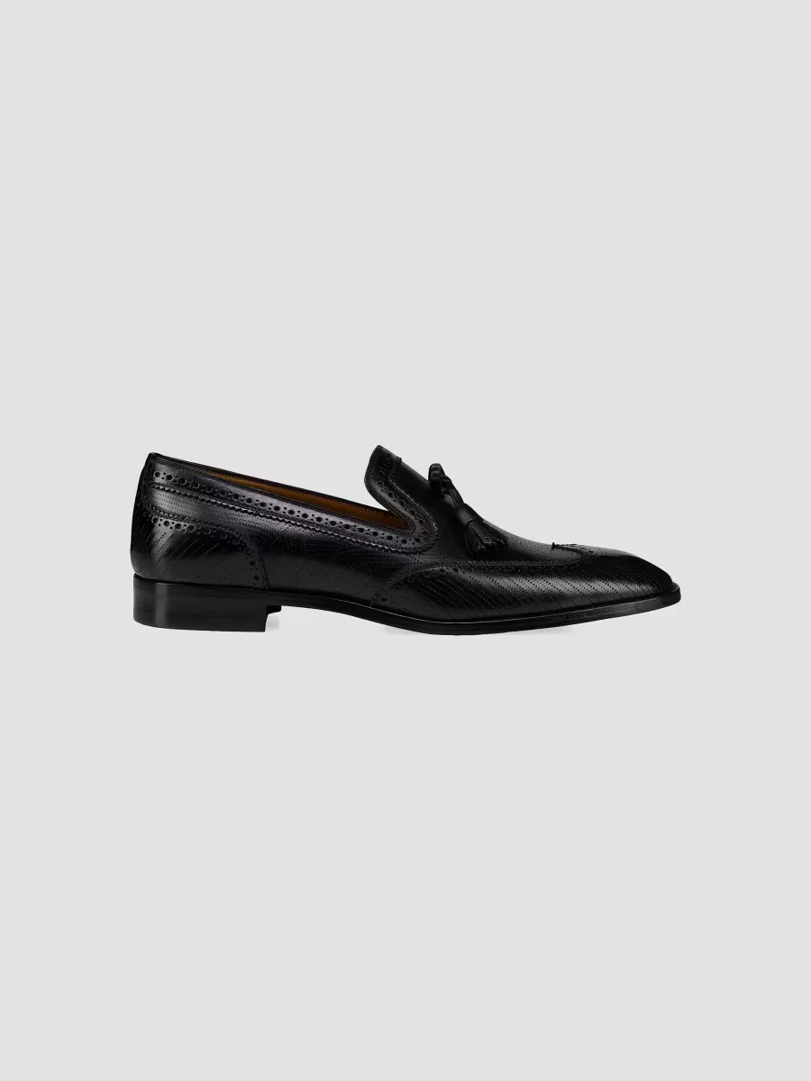 Grave Moc Leather Loafers by Christian Louboutin