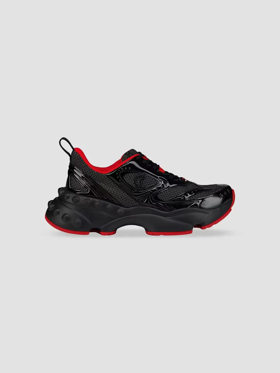 So Flo Patent Leather Sneakers by Christian Louboutin