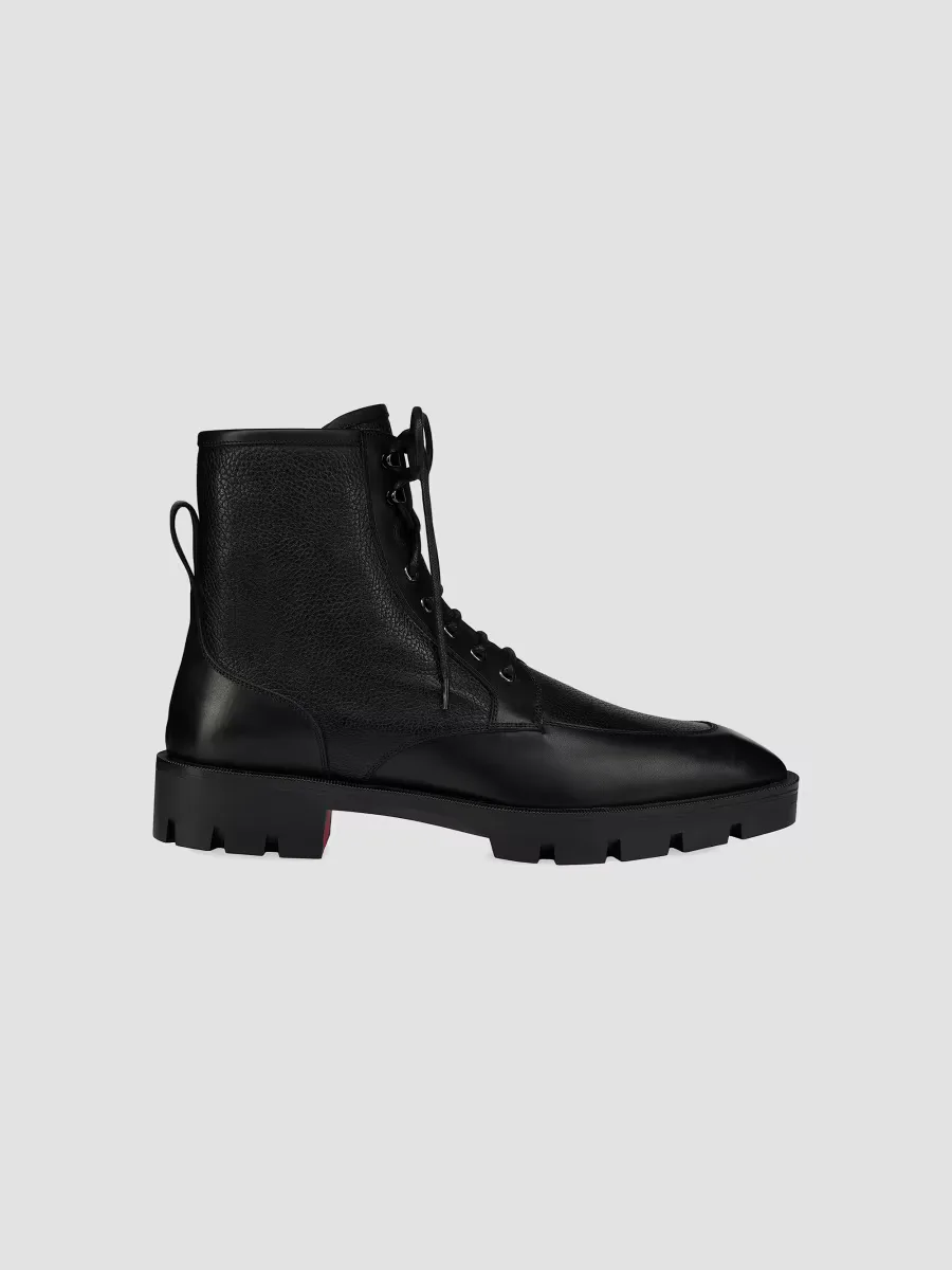 Caracolo Lion Leather Boots by Christian Louboutin