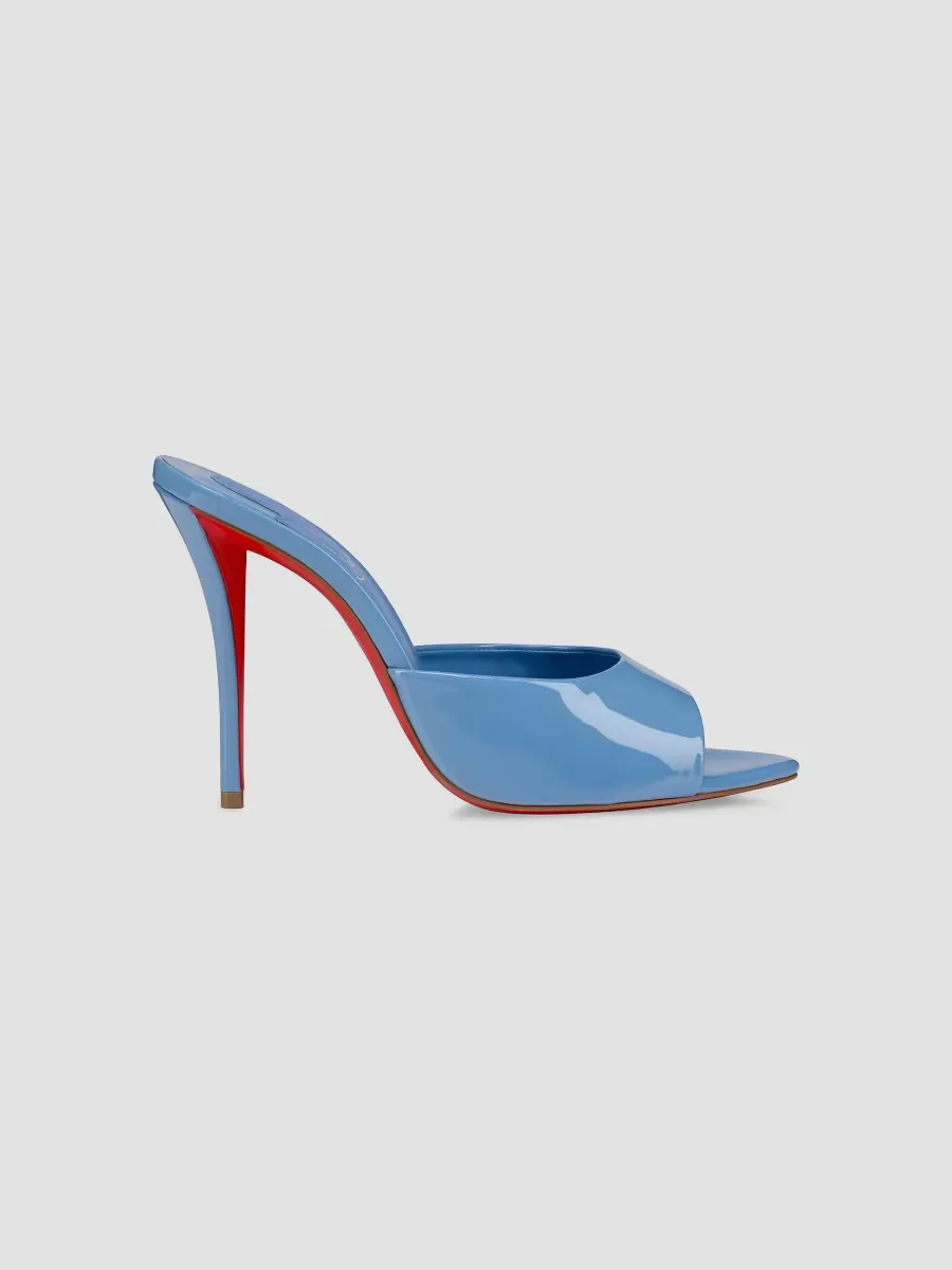 Miss Z 100MM Patent Leather Mule Sandals