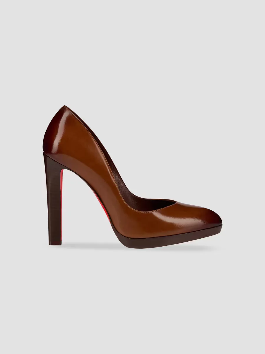 Fannylove Alta 120MM Leather Pumps by Christian Louboutin