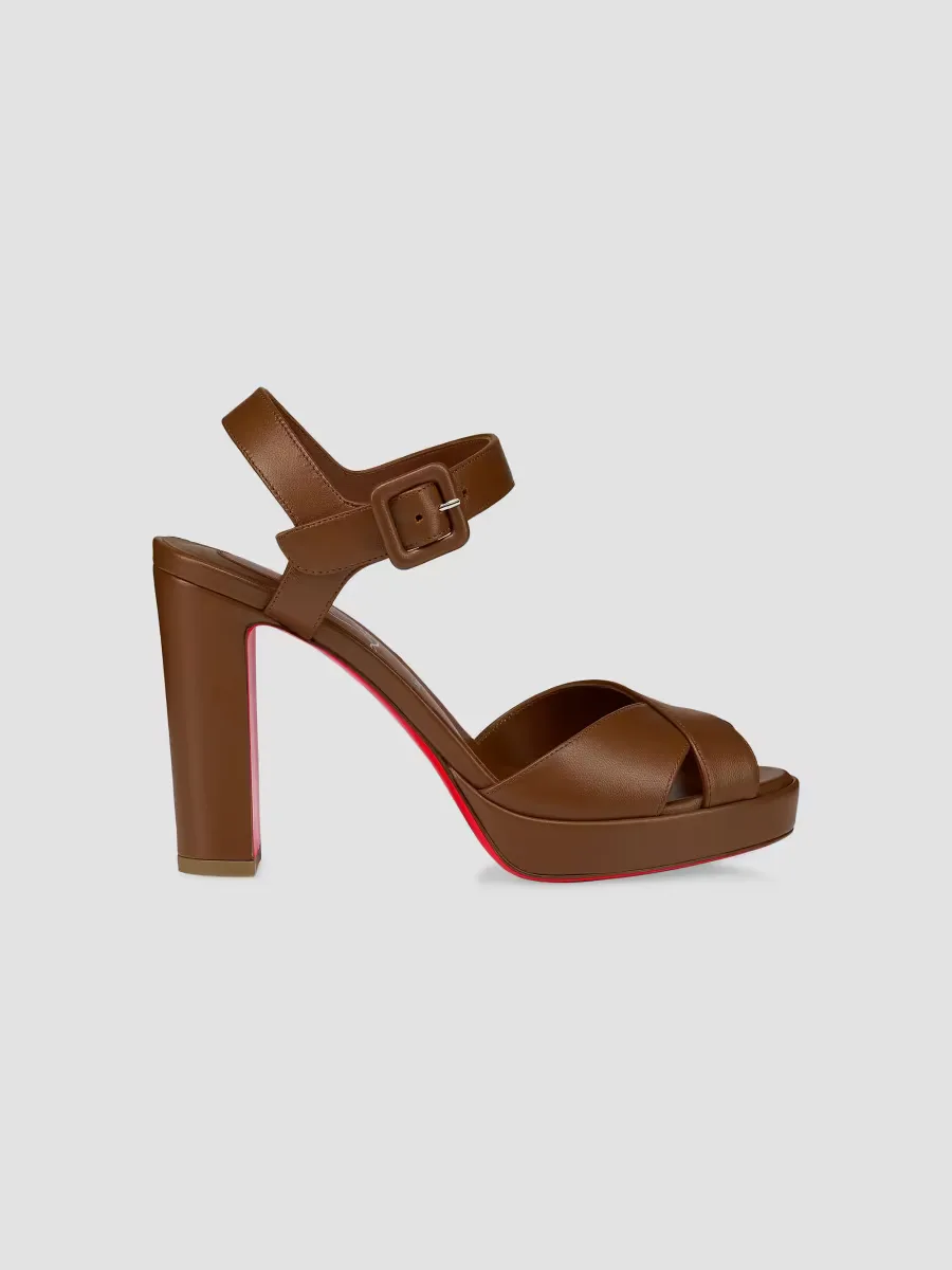 Cora 100MM Leather Sandals