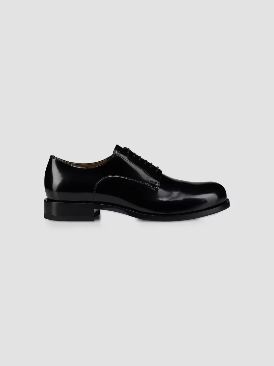 Moustachou Leather Derby Shoes