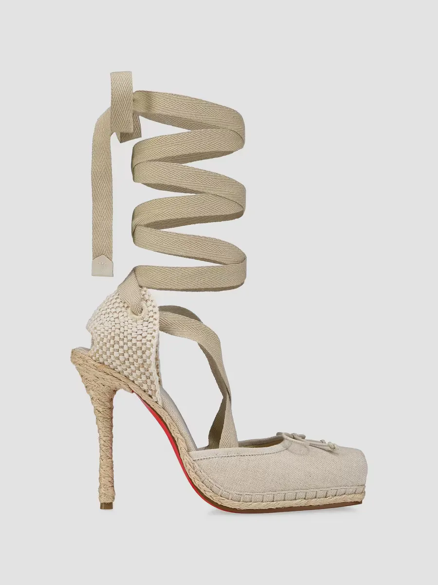 Cassiadrilla 100MM Espadrille Heels by Christian Louboutin