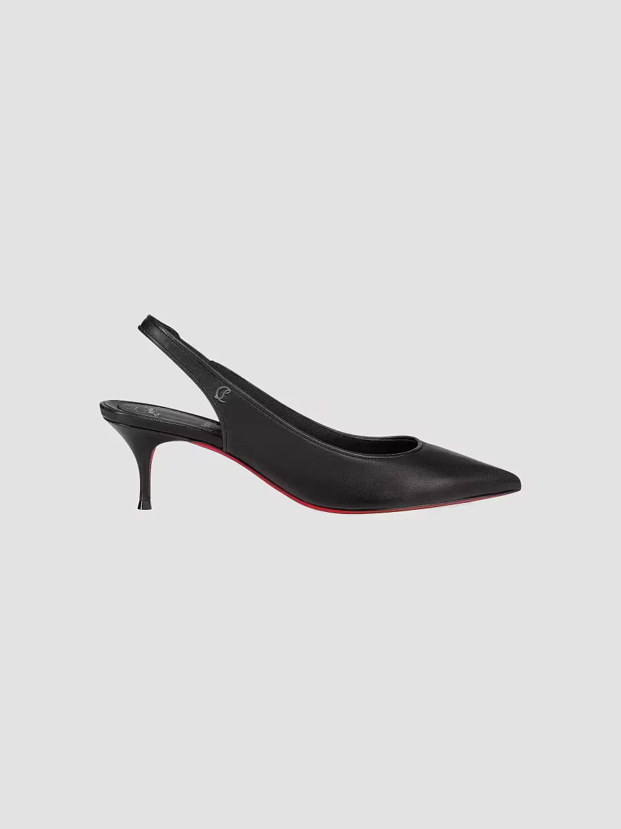 Sporty Kate 55MM Leather Slingback Pumps by Christian Louboutin
